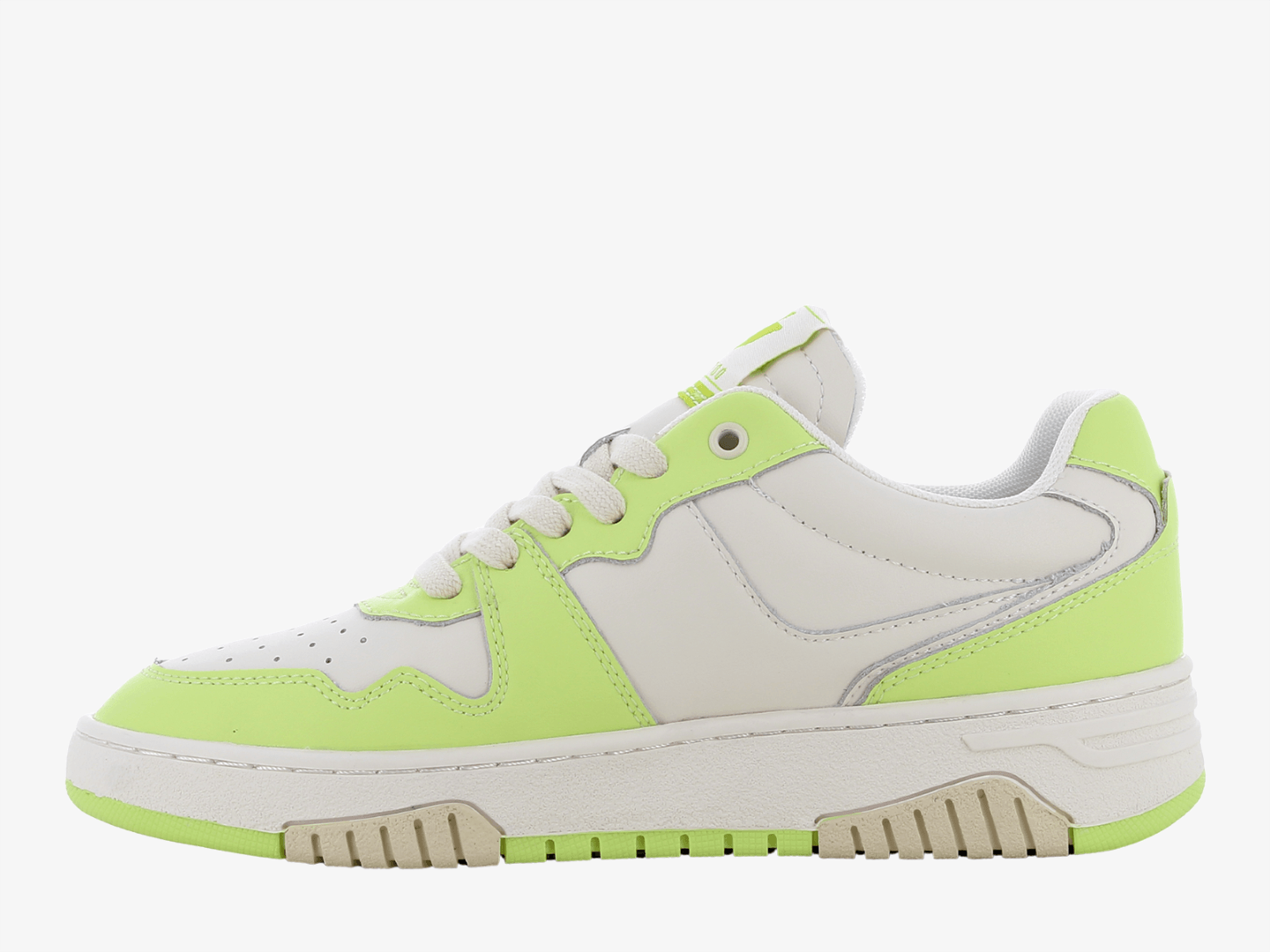 Icon Low Women Off White/Lime Green - SJ Lifestyle